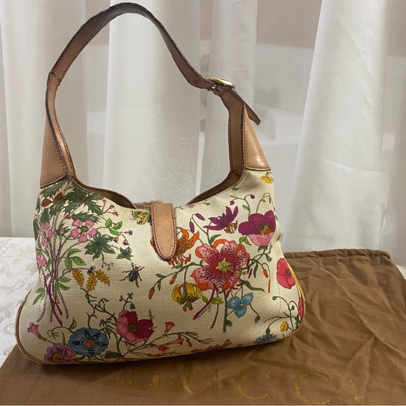๐ Gucci Jackie Floral Hobo bag ๐ - Picture 2 of 16